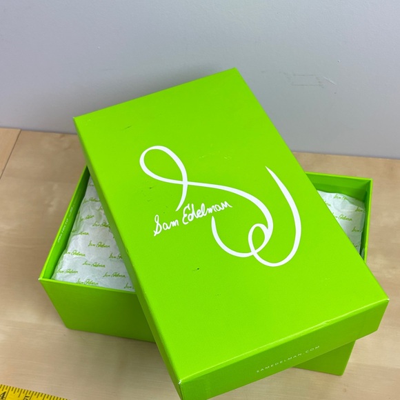 Sam Edelman Silver Flats with Gold Buckle - Picture 12 of 13